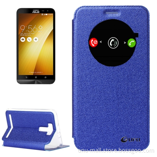 UFO Flavedo Texture Horizontal Flip Leather Case for Asus Zenfone 2 Laser